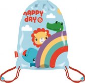 gymtas Happy Day junior 33 x 44 cm polyester