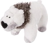 knuffel sabeltandijsbeer staand junior 16 cm pluche wit
