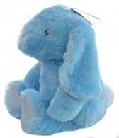 knuffelkonijn junior 28 cm polyester blauw