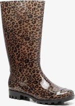 Mountain Peak dames regenlaarzen met luipaardprint - Bruin - Maat 39