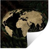 Stickers muraux - Wereldkaart - Vintage - Globe - 30x30 cm - Film adhésif
