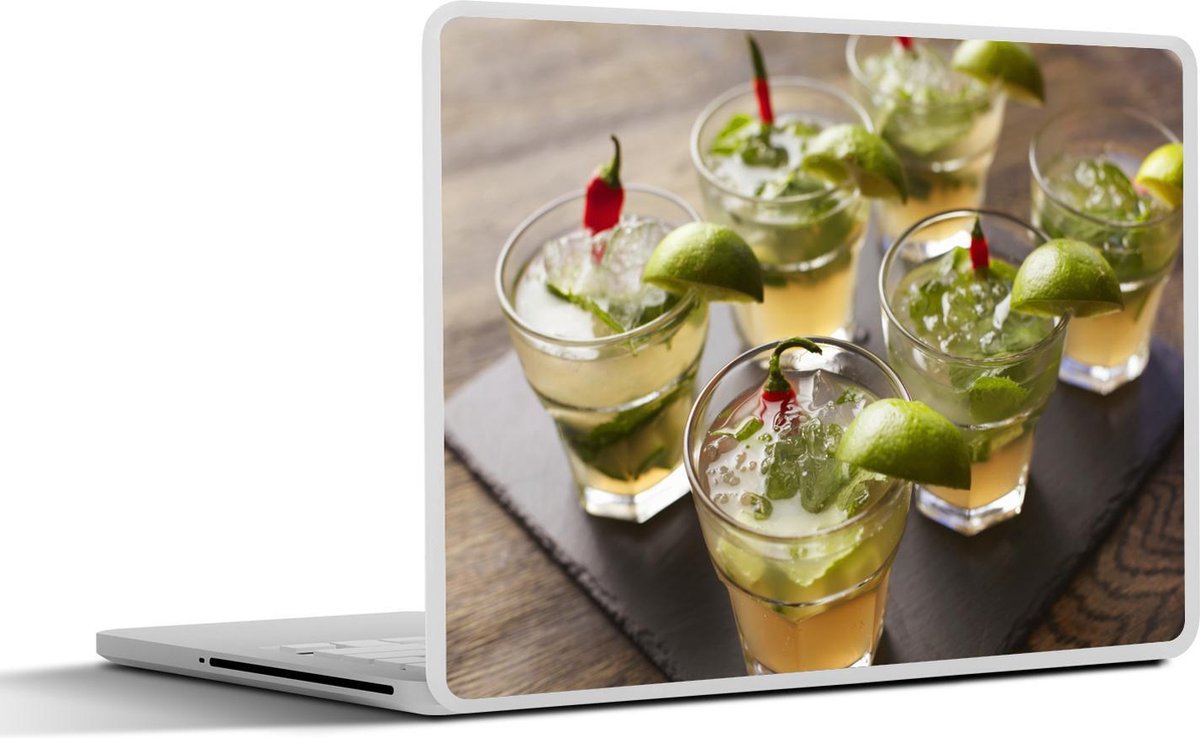 Afbeelding van product SleevesAndCases  Laptop sticker - 13.3 inch - Heerlijke Wodka op een dienblad