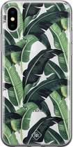 iPhone X/XS transparant hoesje - Jungle | Apple iPhone Xs case | TPU backcover transparant