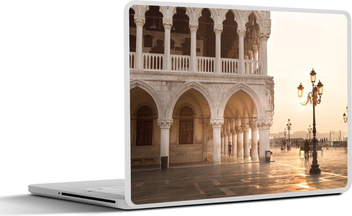 Afbeelding van product SleevesAndCases  Laptop sticker - 12.3 inch - Het San Marcoplein in de ochtend