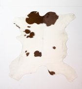 KOELAP Kalfshuid - Bruinwit Gevlekt Kalfshuid - 100 x 100 cm - 1004064