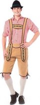 lederhose Johan heren polyester beige maat S