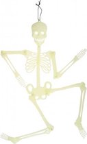 glow in the dark skeletdecoratie 90 x 19 cm