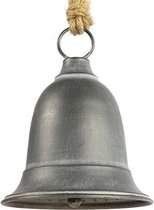 kersthanger klokje Graham 15 cm staal grijs