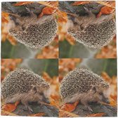 servetten Egel 33 cm papier bruin 3-laags