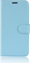 HONOR 8X Hoesje - Mobigear - Classic Serie - Kunstlederen Bookcase - Blauw - Hoesje Geschikt Voor HONOR 8X