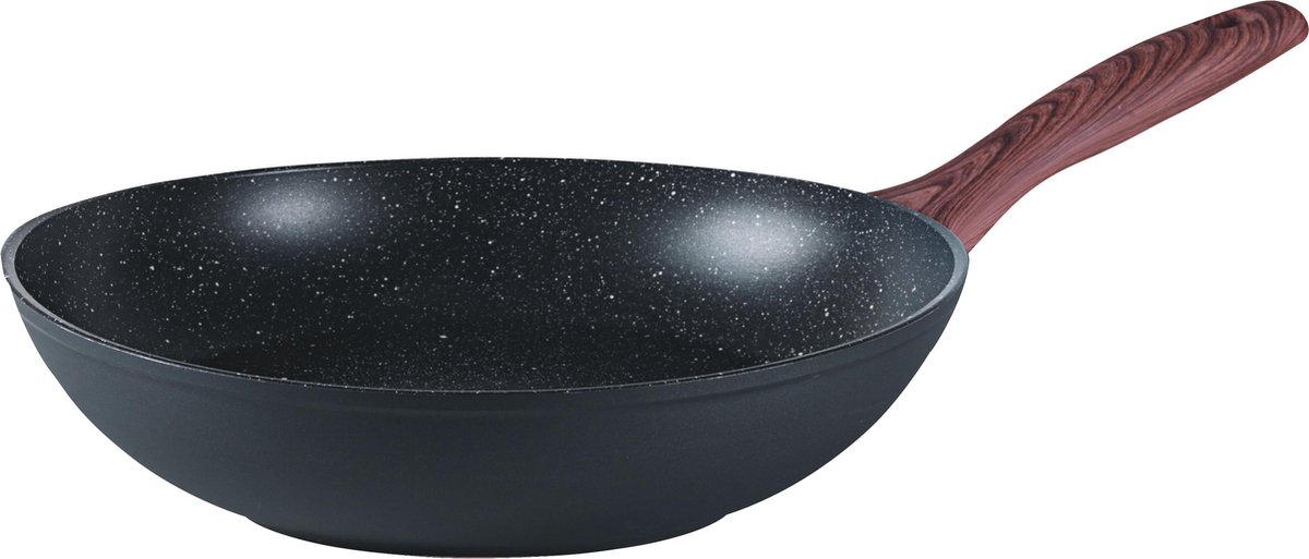 Sambonet Wokpan Rock 'n' Rose Zwart ø 28 cm