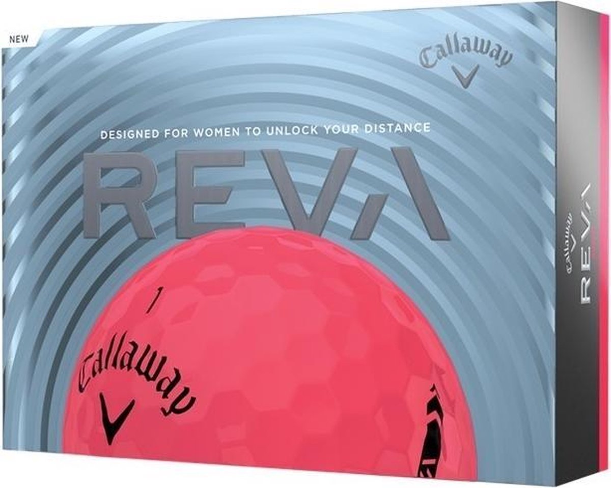 Callaway Reva 2021 Ladies Golfballen - Roze - 12 Stuks