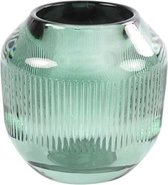 theelichthouder Thessa 9 x 9 cm glas groen