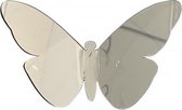 muurstickers Silver Butterflies junior 9 stuks