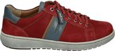 Josef Seibel David 01 - Volwassenen Heren sneakersVrije tijdsschoenen - Kleur: Rood - Maat: 43