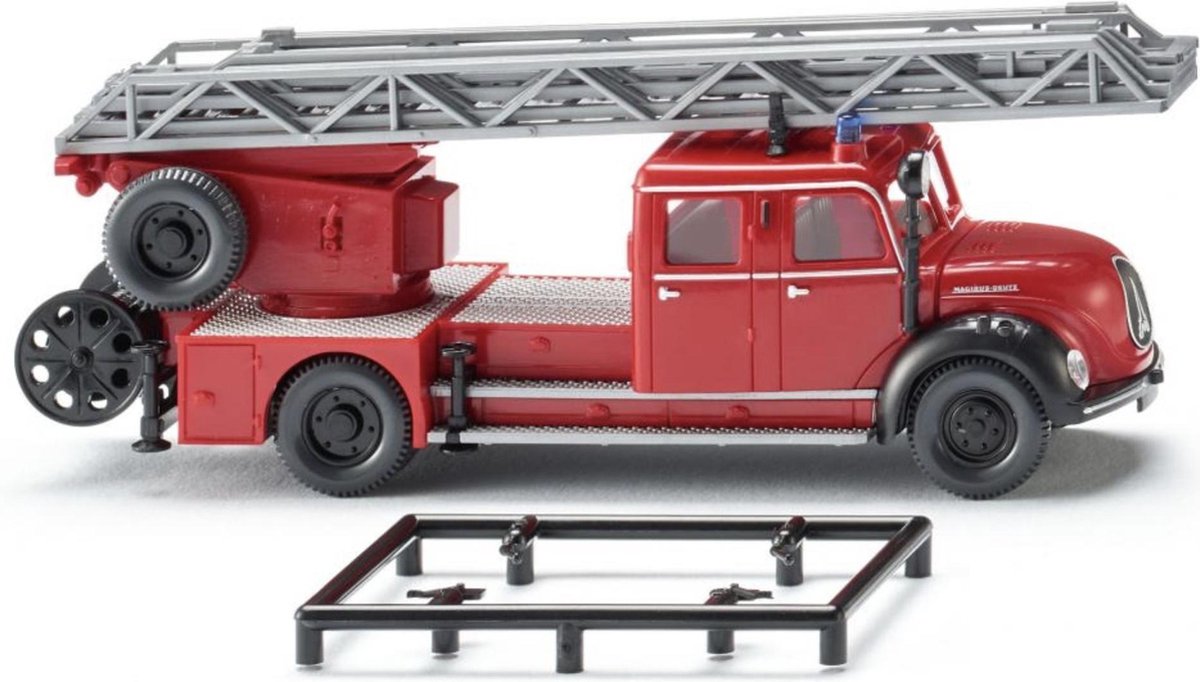 Wiking Miniatuurladderwagen Magirus Dl 25h 1:87 Rood