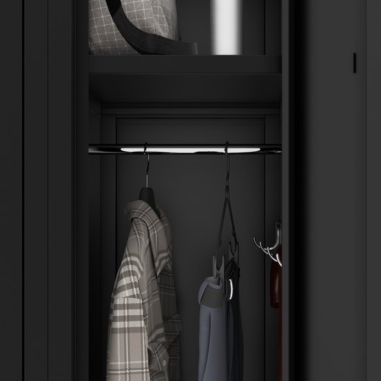 JAN NOWAK - Armoire en métal KACPER II - Armoire de travail - Zwart
