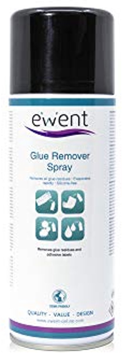 Lijmverwijderingsspray 400 ml - Verwijder Lijmresten en Etiketten van Kunststof, Glas, Hout en Metaal