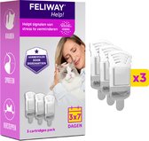 FELIWAY Help! Navulset 3x 7 dagen geruststelling voor Katten | Tijdelijke spannende situaties voor je kat