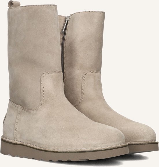 Shabbies Palissa Mia High Zip Boots Dames - Beige - Maat 39
