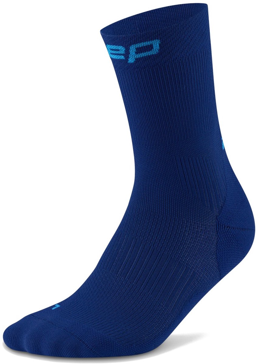 CEP Run Mid-Cut Compressie Sokken - Donkerblauw - Dames (40-43)