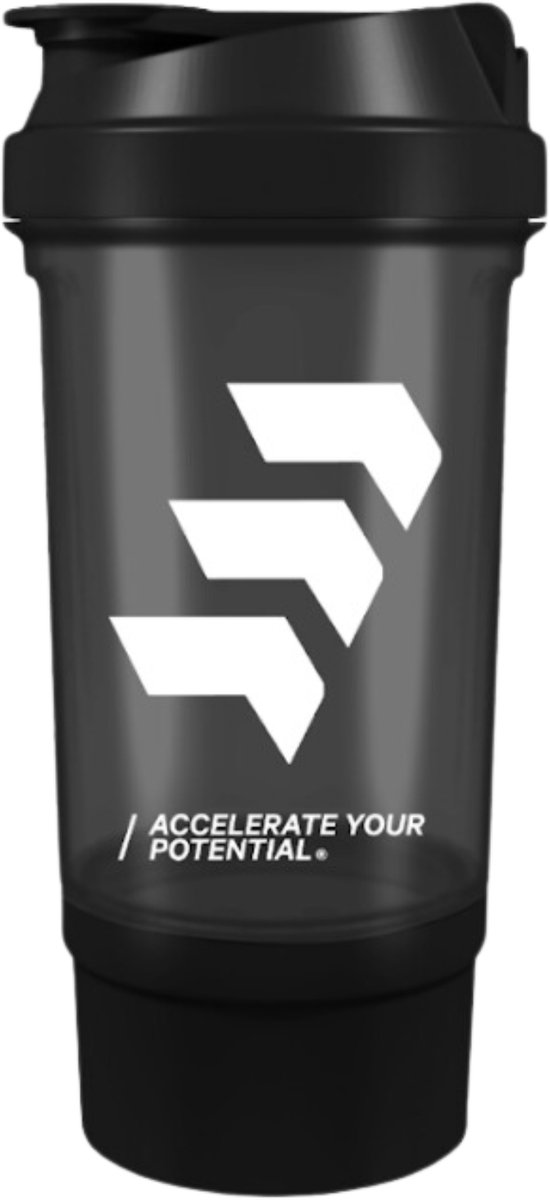 Empose Nutrition Shake Beker - 650 ml - Black - Shaker Proteine — afbeelding 3