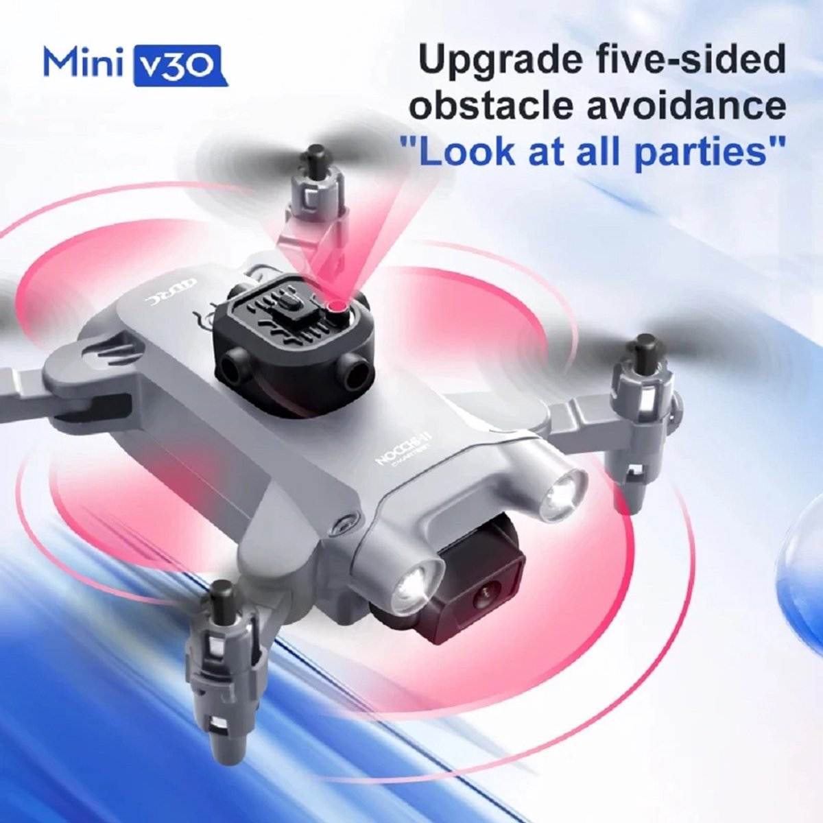 4DRC V30 Mini Drone 4K HD Camera Met Vijfzijdige Obstakelvermijding en WiFi FPV Opvouwbare Quadcopter