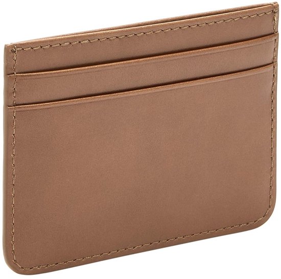 LIEBESKIND BERLIN Cuir étui pour carte de crédit Liam Card Holder Sepia marron clair