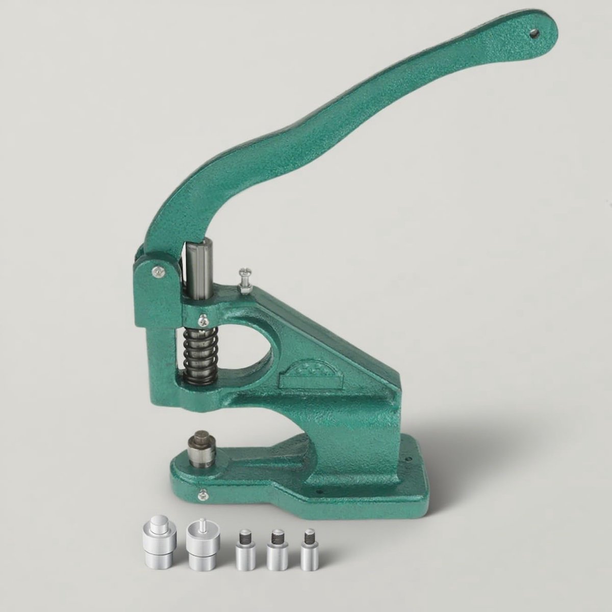 Hand Press Grommet Eye Machine - Sturdy and Durable High Quality - Includes 3 dies and 1500 pcs grommets - ideaal voor kledingmakers - gestoffeerde winkels en fabrikanten