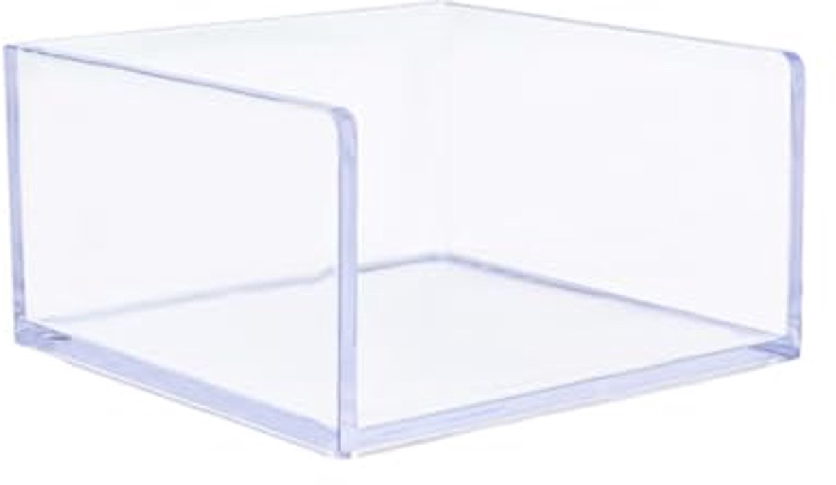 Acryl Sticky Note Houder - Transparante Memo Dispenser voor Kantoor en Thuis