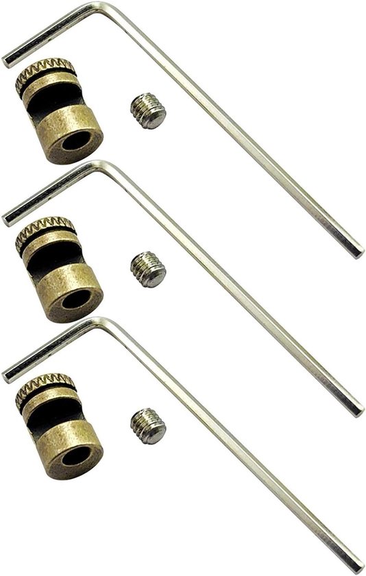 QUARKZMAN 4 Stück Kugelkopf-Innensechskantschlüssel 6 mm S2-Stahl L