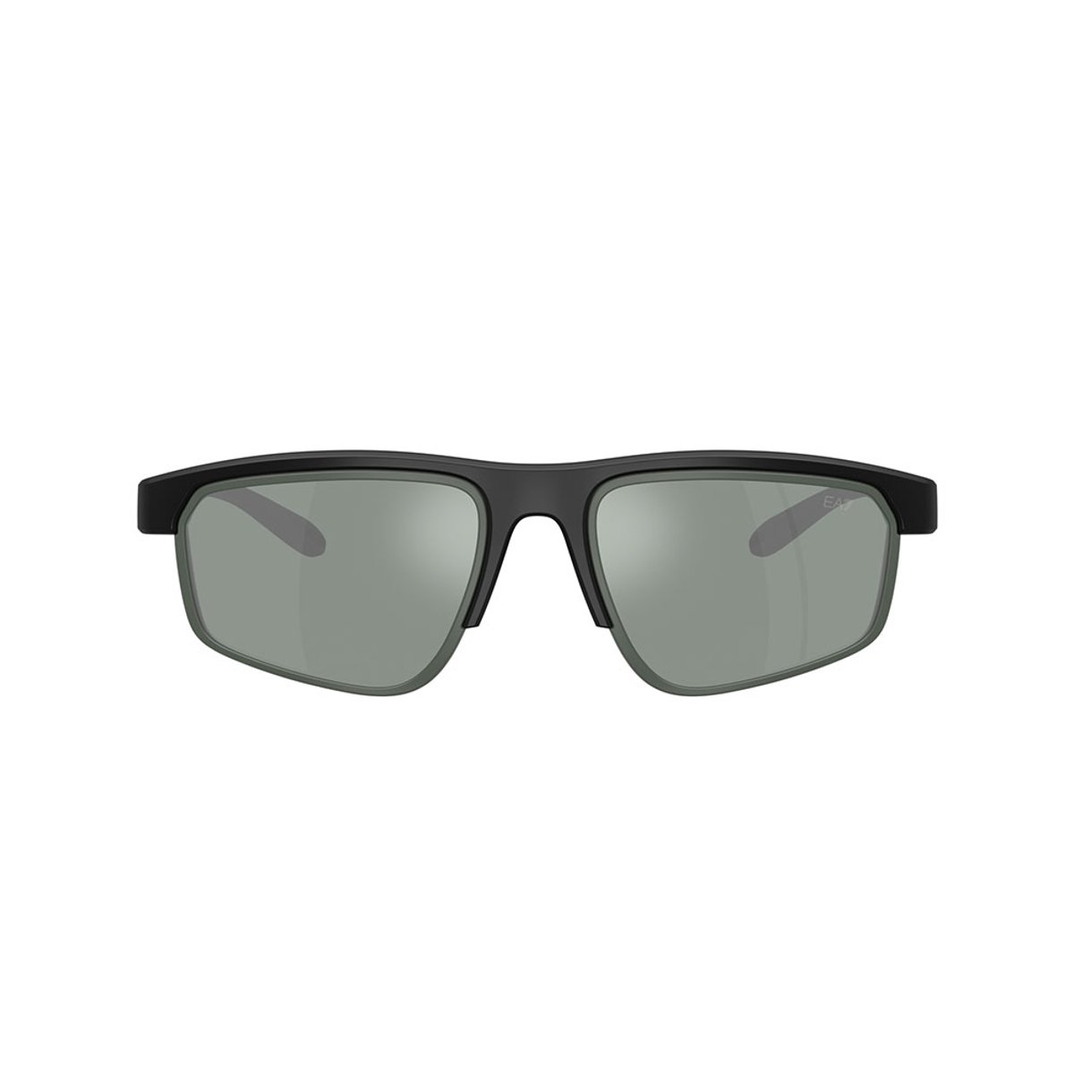 Ea7 Luxottica 0q74003 Zonnebril Transparant Petrol Green Mirror Silver/CAT3 Man,Vrouw