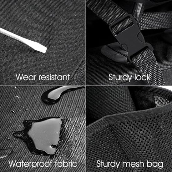 Audi 4M0061609A rugleuningbeschermer voorstoel opbergvakken rugleuningzak opbergvak tas Audi 4M0061609A rugleuningbeschermer voorstoel opbergvakken rugleuningzak opbergvak tas