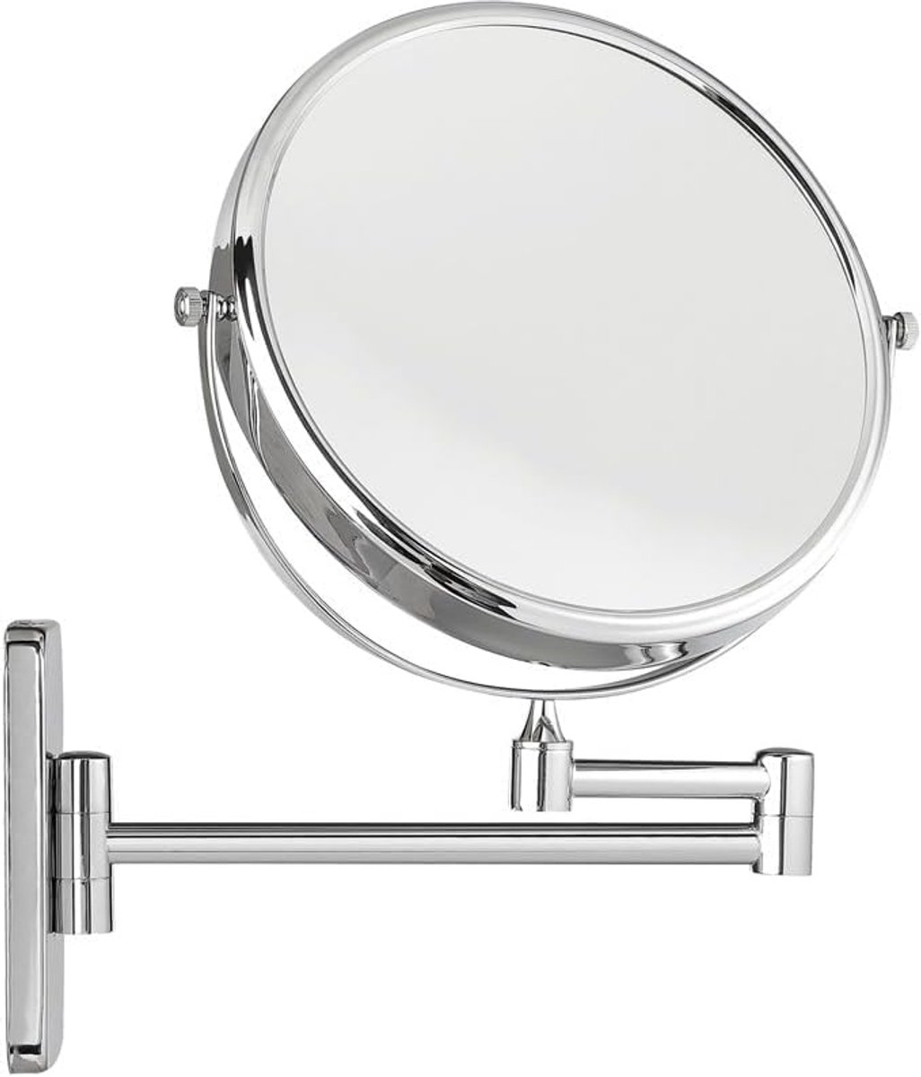 Make-upspiegel 10-voudige vergroting - Wandmontage voor moderne badkamers