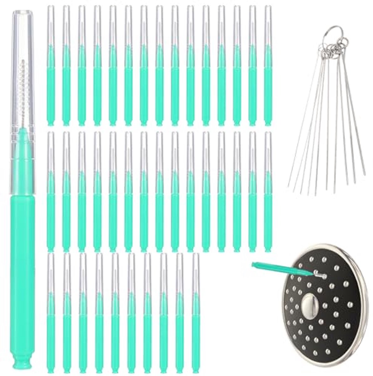 40 Stuks Multifunctionele Reinigingsborstels en Antiverstop Tools