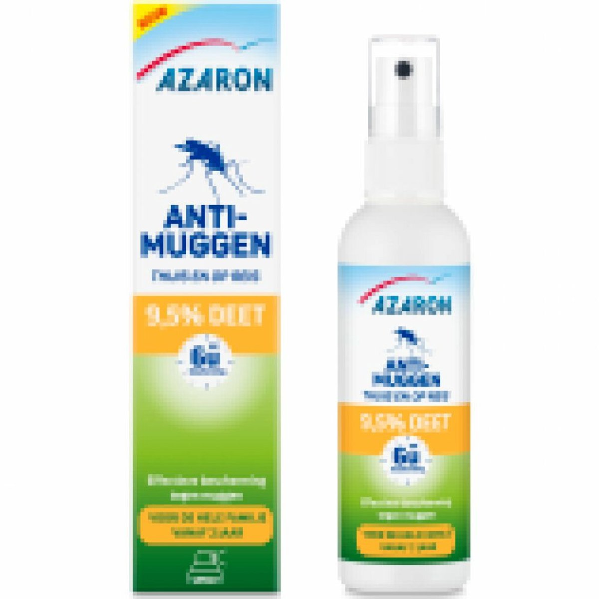Azaron Anti Muggenspray 9,5% DEET - 2 x 100 ml - Voordeelverpakking