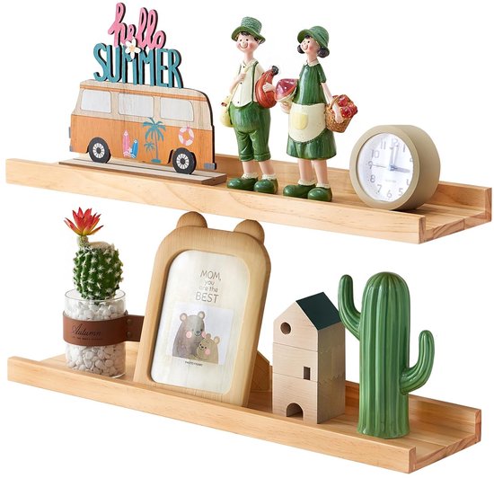 Houten wandrek - U-vorm - set van 3 - geschikt voor keuken en woonkamer