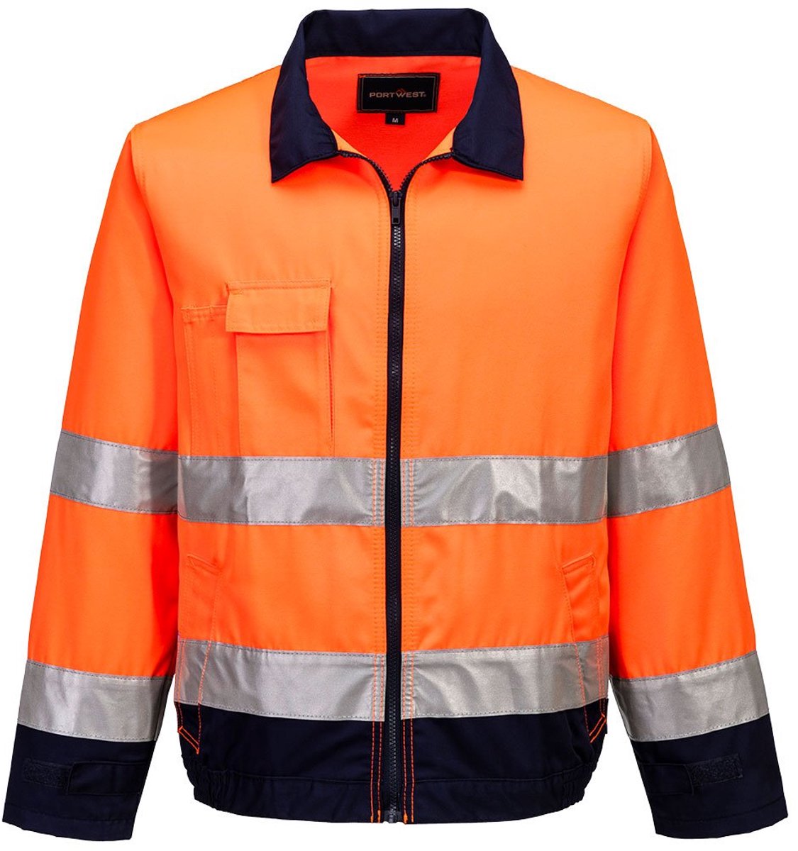 Portwest Madrid Hi-Vis Jack TX70 /Marine Oranje