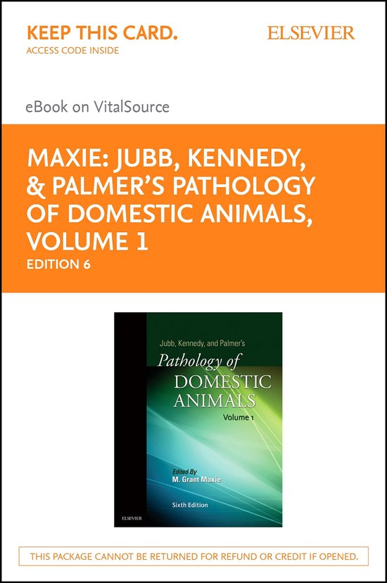 Jubb, Kennedy & Palmer's Pathology of Domestic Animals: Volu ... - cover