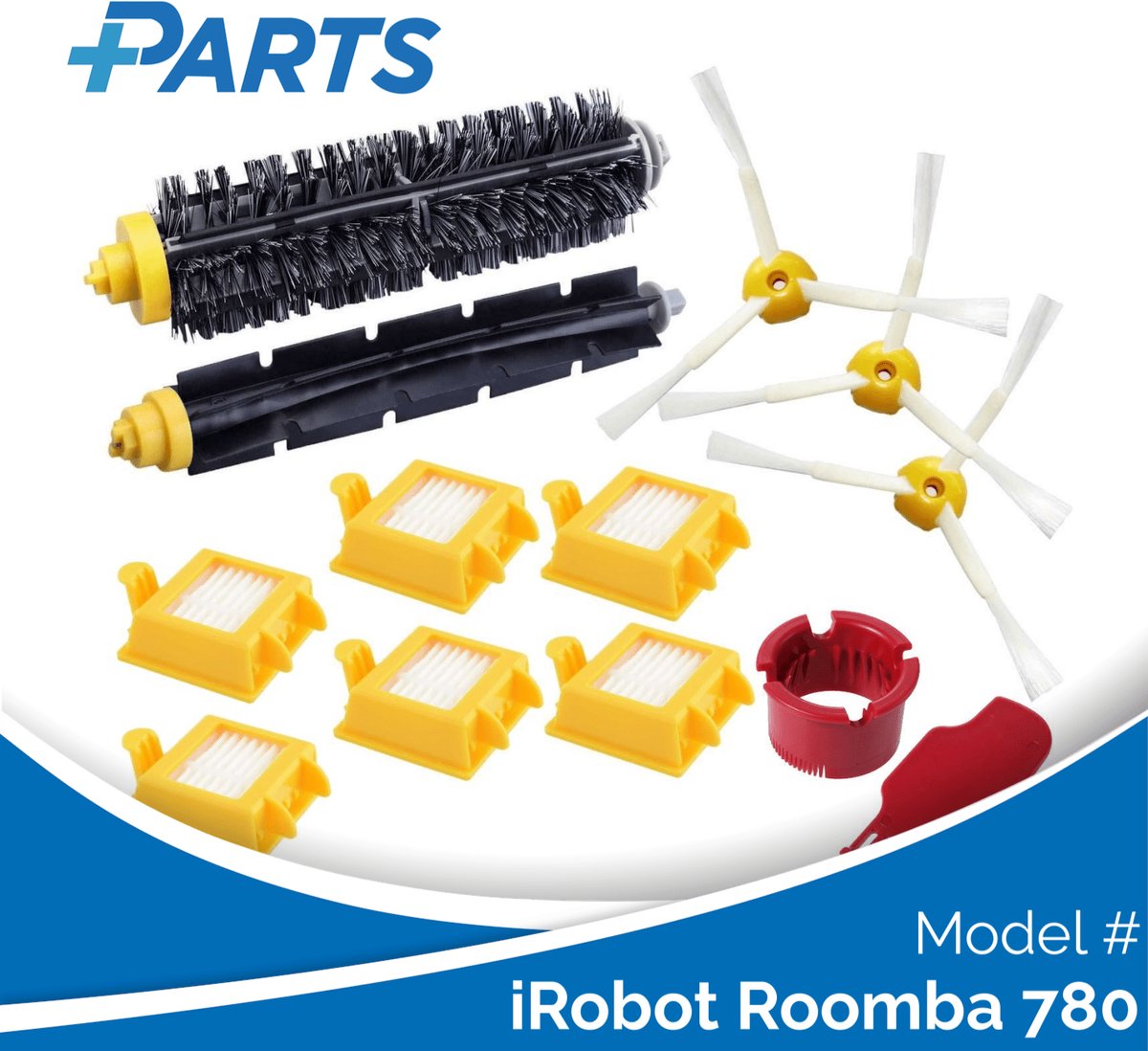 iRobot Roomba 780 Onderhoudsset (Plus.Parts® alternatief voor 4503462)