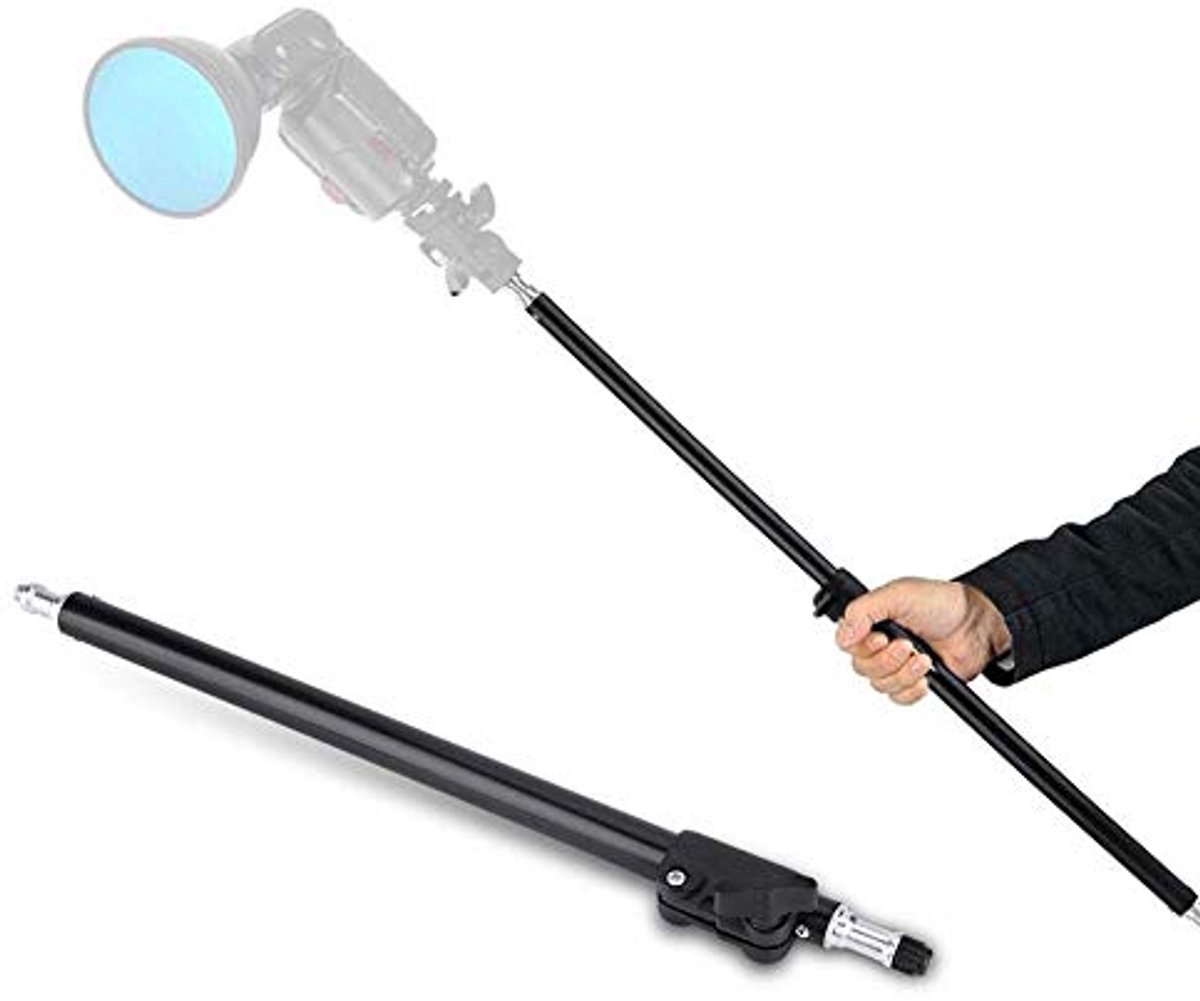 Verstelbare Fotostatief Extensie 45-74 cm met Microfoonhouder