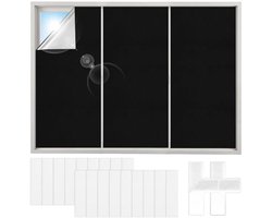 Raam verduistering 2 m x 1,45 m Zolder Velux Blackout Binnenzonwering Zonder Boren Thermische Folie voor de Slaapkamer