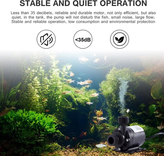 Micro waterpomp DC4V-6V 150L / H Micro Brushless dompelwaterpomp motorkoelpomp USB GD