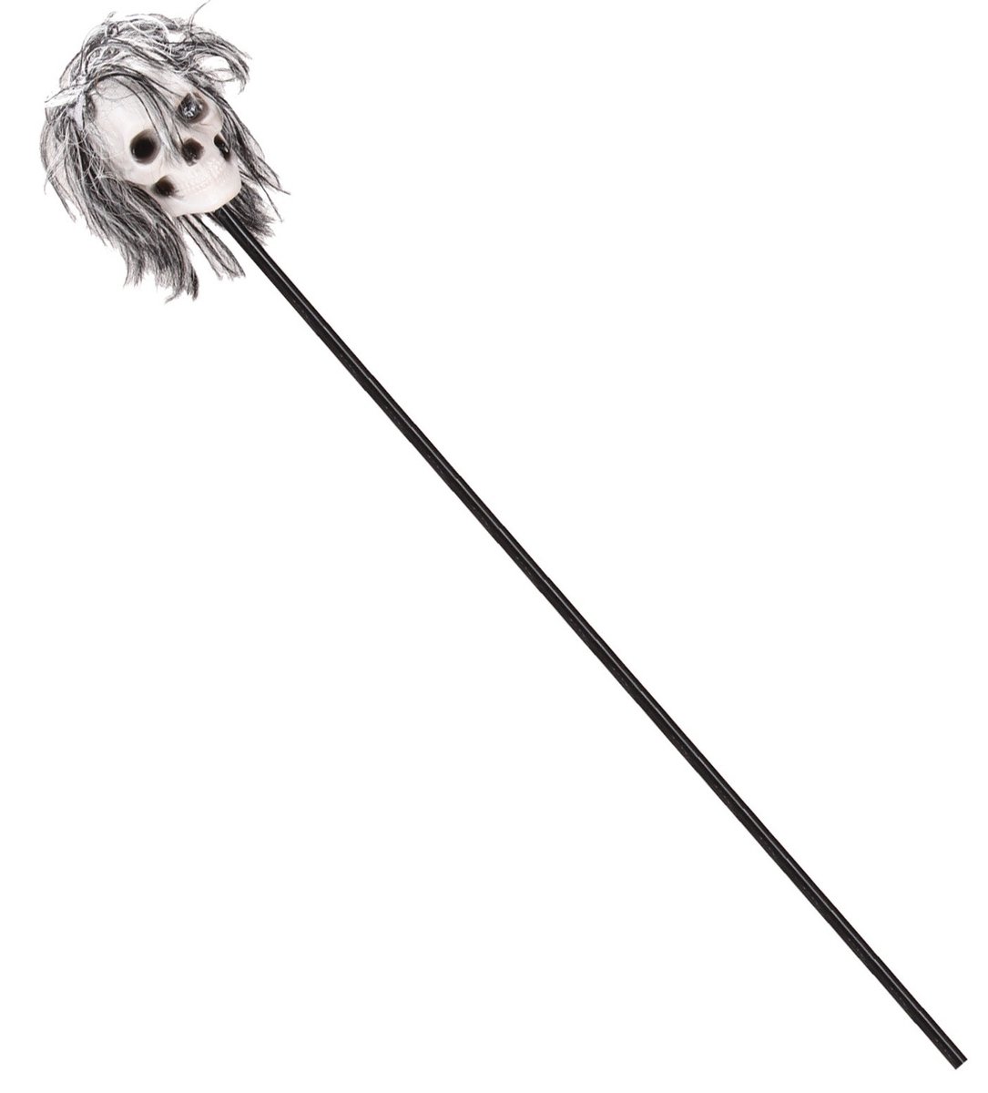 WIDMANN - Halloween scepter met voodoo doodskop
