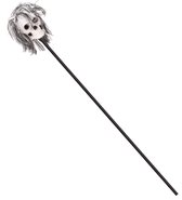 WIDMANN - Halloween scepter met voodoo doodskop