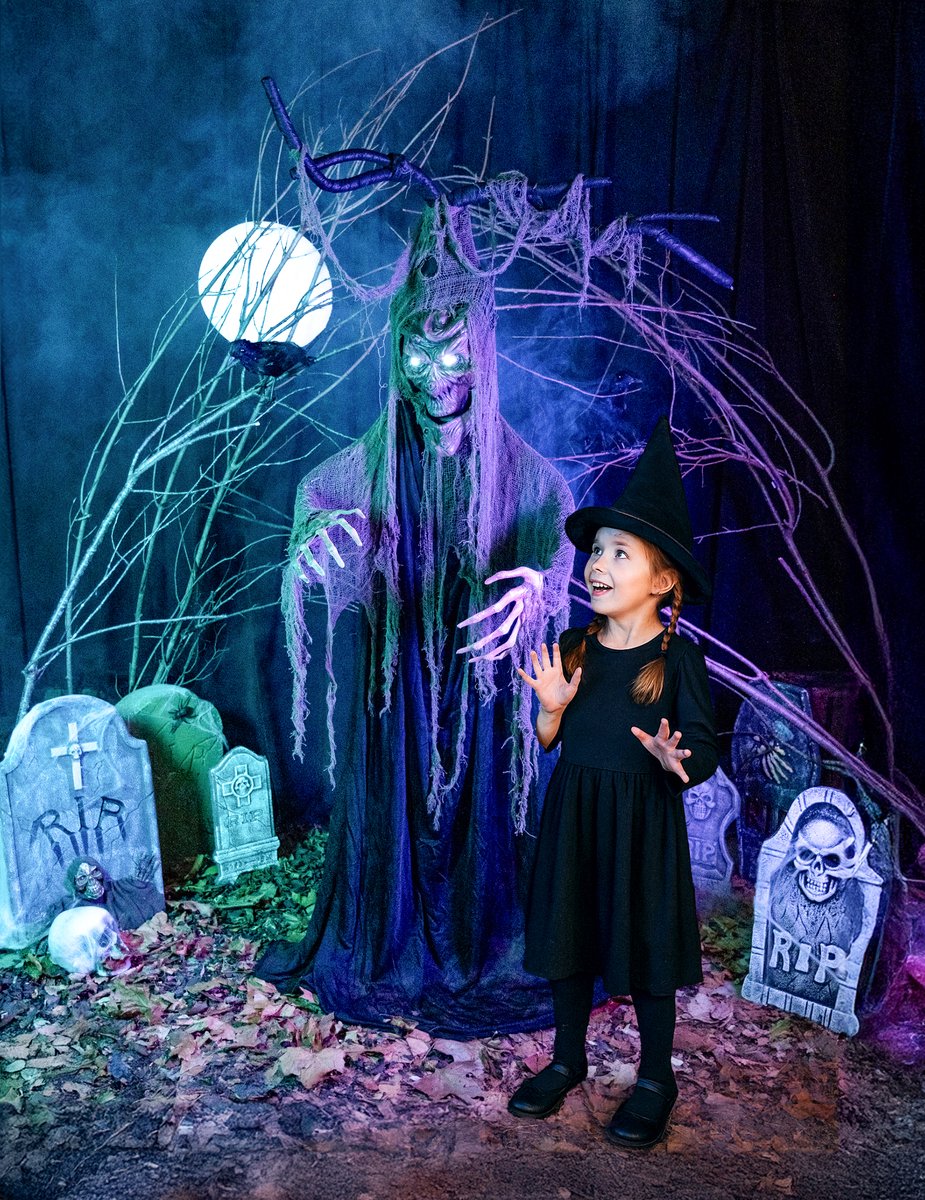 WIDMANN - Spookboom van 2 meter met licht en geluid