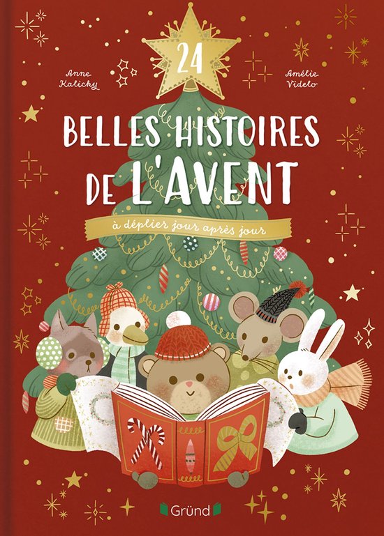 Le coin des histoires - 24 belles histoires de l'Avent à déplier jour après jour – Recueil de Noël avec des pages à déplier chaque jour – Dès 3 ans