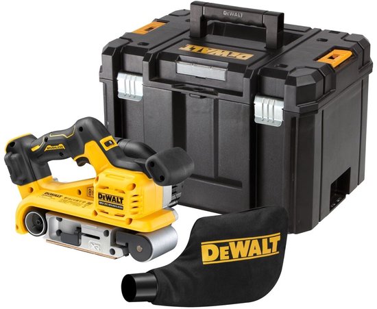 DeWALT DCW220NT Accu bandschuurmachine 75x533mm 18V XR Basic Body in TSTAK