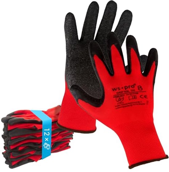 Talen Tools Werkhandschoenen - Met Latex Coating - Maat L