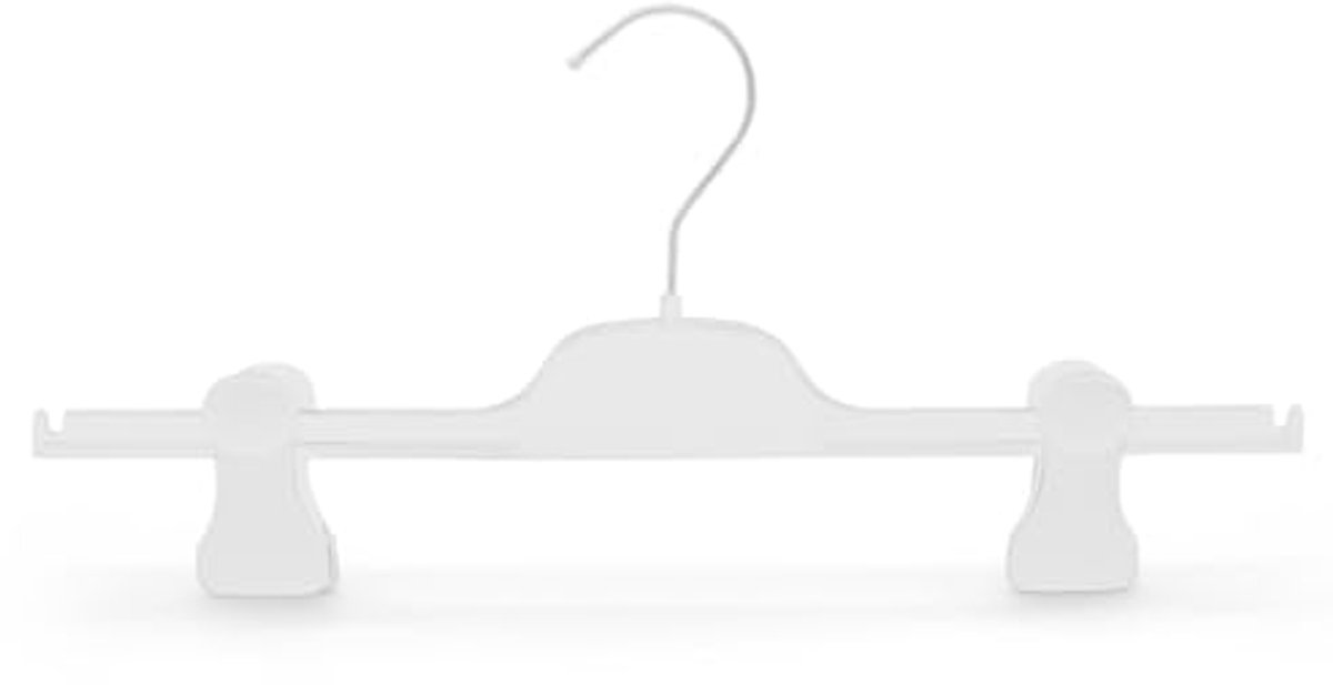 Ruimtebesparende Kleerhangers voor Broeken - 36 cm Wit (Set van 20)